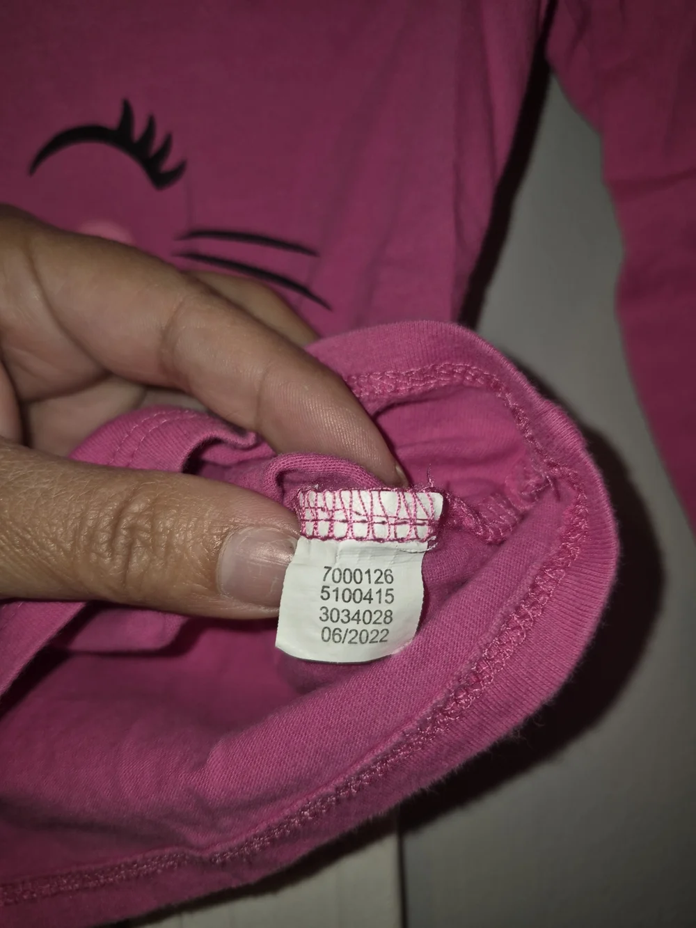 Children's Place 3T Pink "Beautiful Like Mommy" Long Sleeve Kids Top - Picture 5 of 6